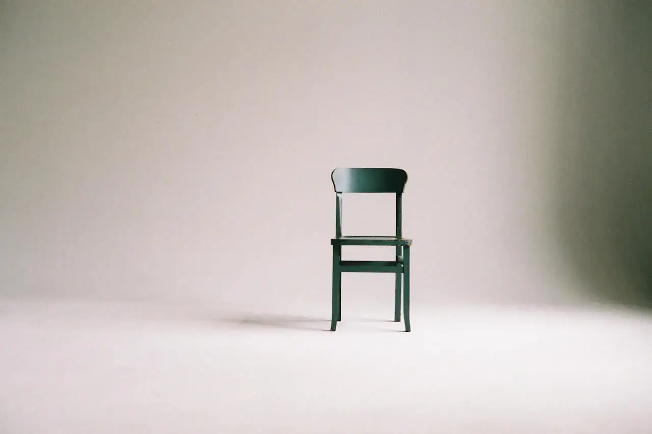 Chair on white background